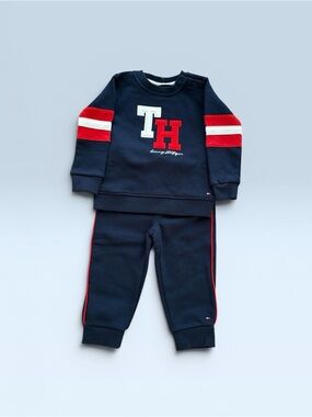 Tommy Hilfiger Navy Jogger matching set 2 Months